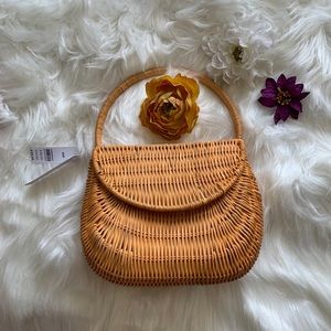 TopShop straw handbag